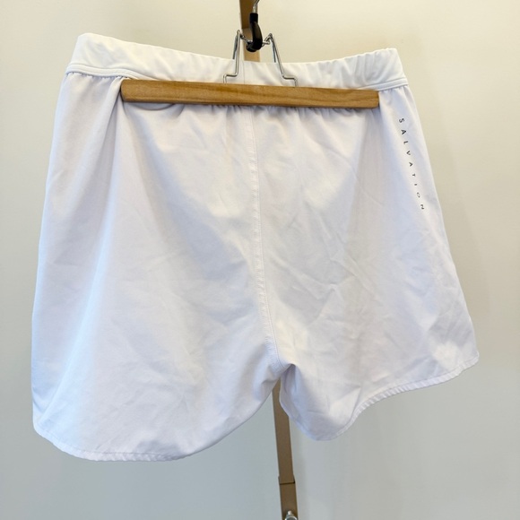 Seventh Salvation Men's Performance Shorts White Size L Athletic Casual Vented - Picture 8 of 11